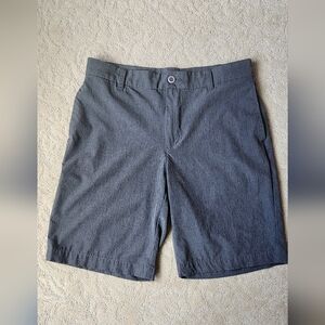 Izod Charcoal Flat Front Shorts